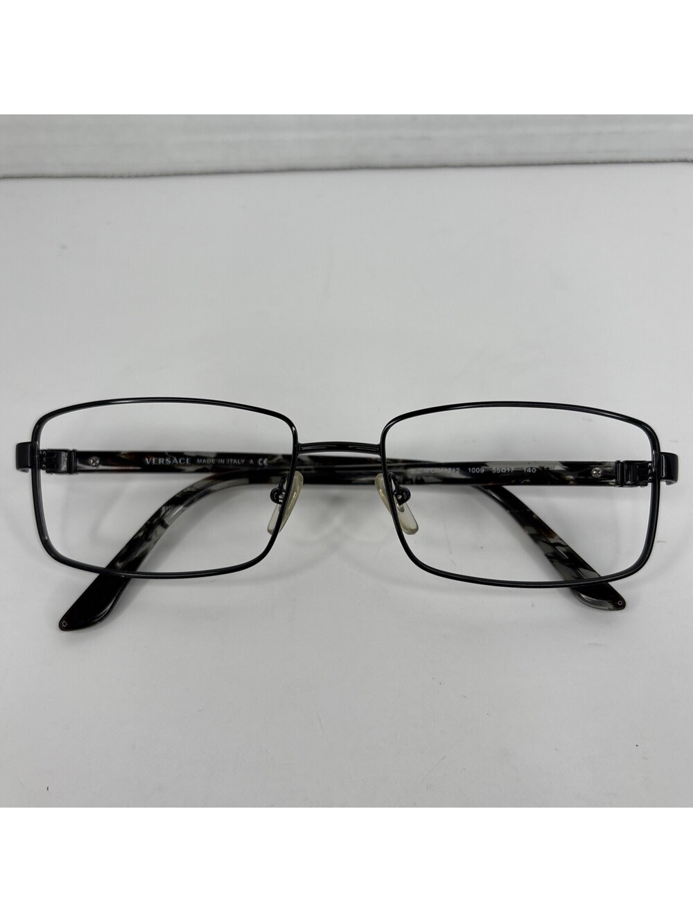 Versace Eyeglasses MOD 1212 1009 55-17 140 Black Frames Only Unisex